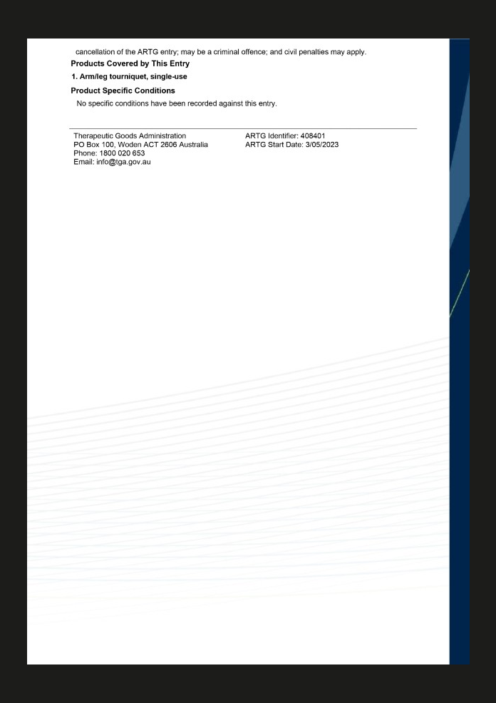 Australian Register of Therapeutic Goods Certi...